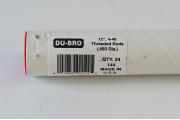 Du-Bro 4-40 Threaded Rods  Du-Bro 4-40 Threaded Rods